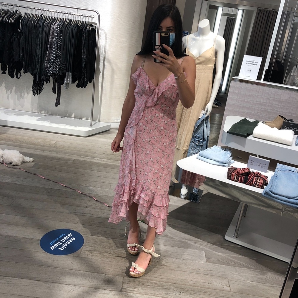 INTERMIX FLORAL DRESS SIZE 0